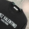 New Valentino 2025 Spring-Summer Short Sleeve T-Shirt, Heavyweight Cotton with Letter Logo Print