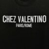 New Valentino 2025 Spring-Summer Short Sleeve T-Shirt, Heavyweight Cotton with Letter Logo Print