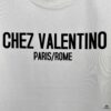 New Valentino 2025 Spring/Summer Short Sleeve T-Shirt Heavyweight Cotton Letter Logo Print