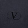 VALENTINO Home 25SS Spring Collection New Arrival Flocked Letter Print Short Sleeve T-Shirt