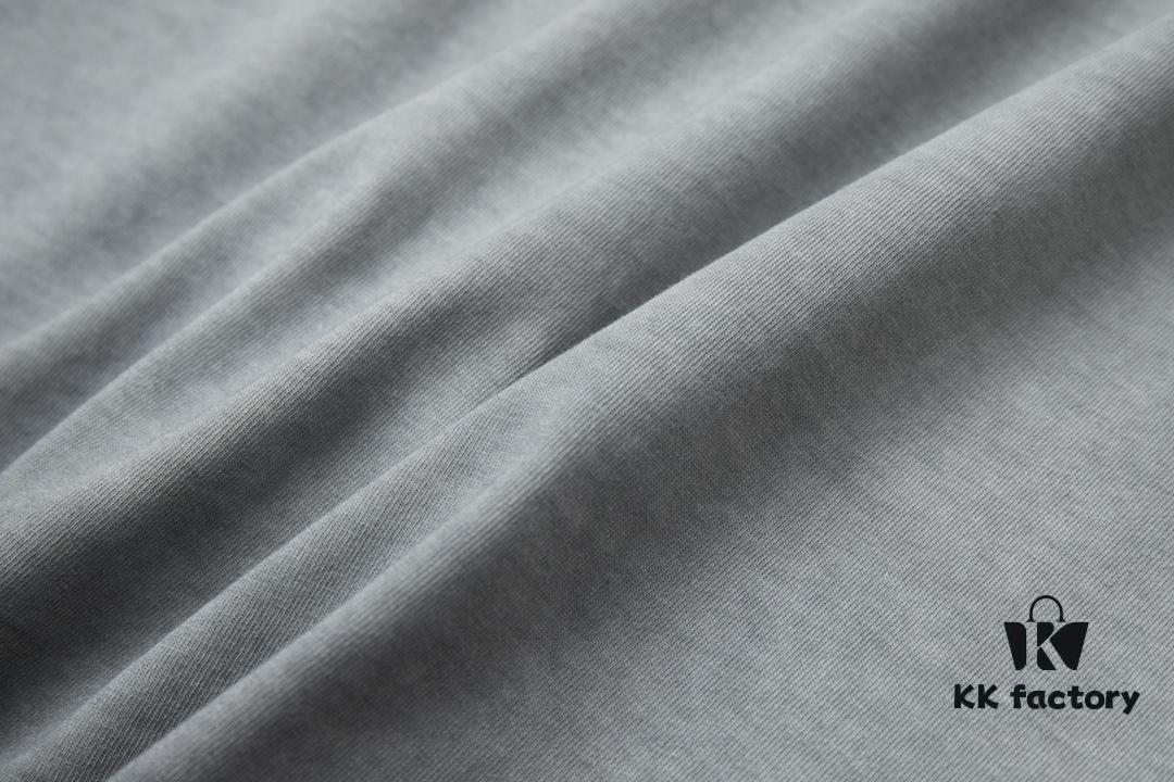 VAL*NTINO Hua Jia 25SS Spring Collection New Arrival Flocked Letter Print Short Sleeve T-Shirt