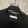 VALENTINO 24SS Latest Collection Flocked Logo Heavyweight Short Sleeve T-Shirt
