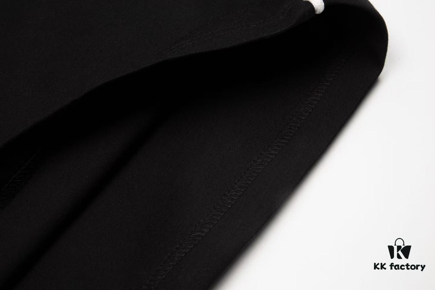 Valentino Letter Print Ribbon Color-block Knee-length Shorts