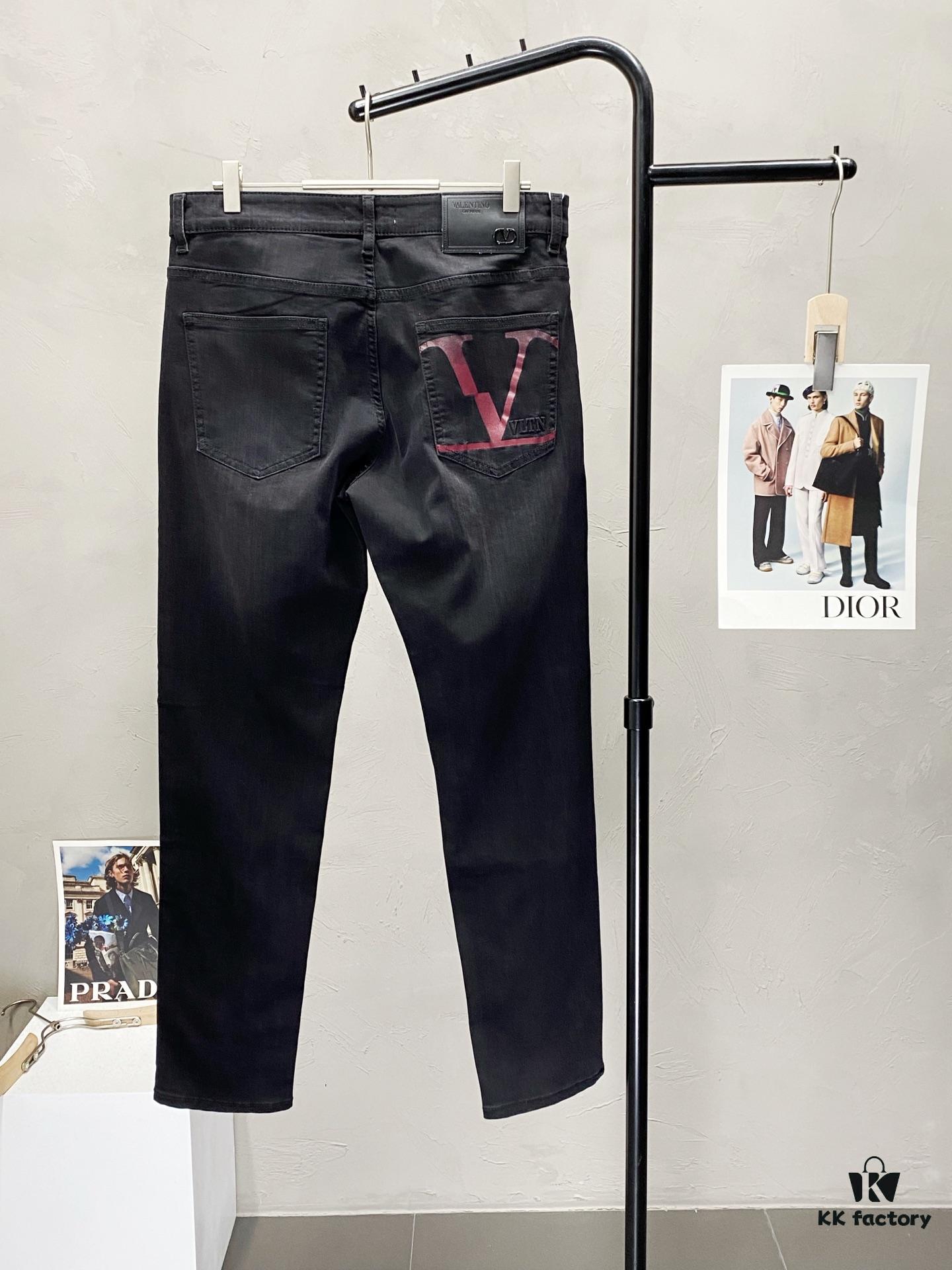 VALENTINO Valentino Exclusive New Arrival Casual Jeans - High-End Version