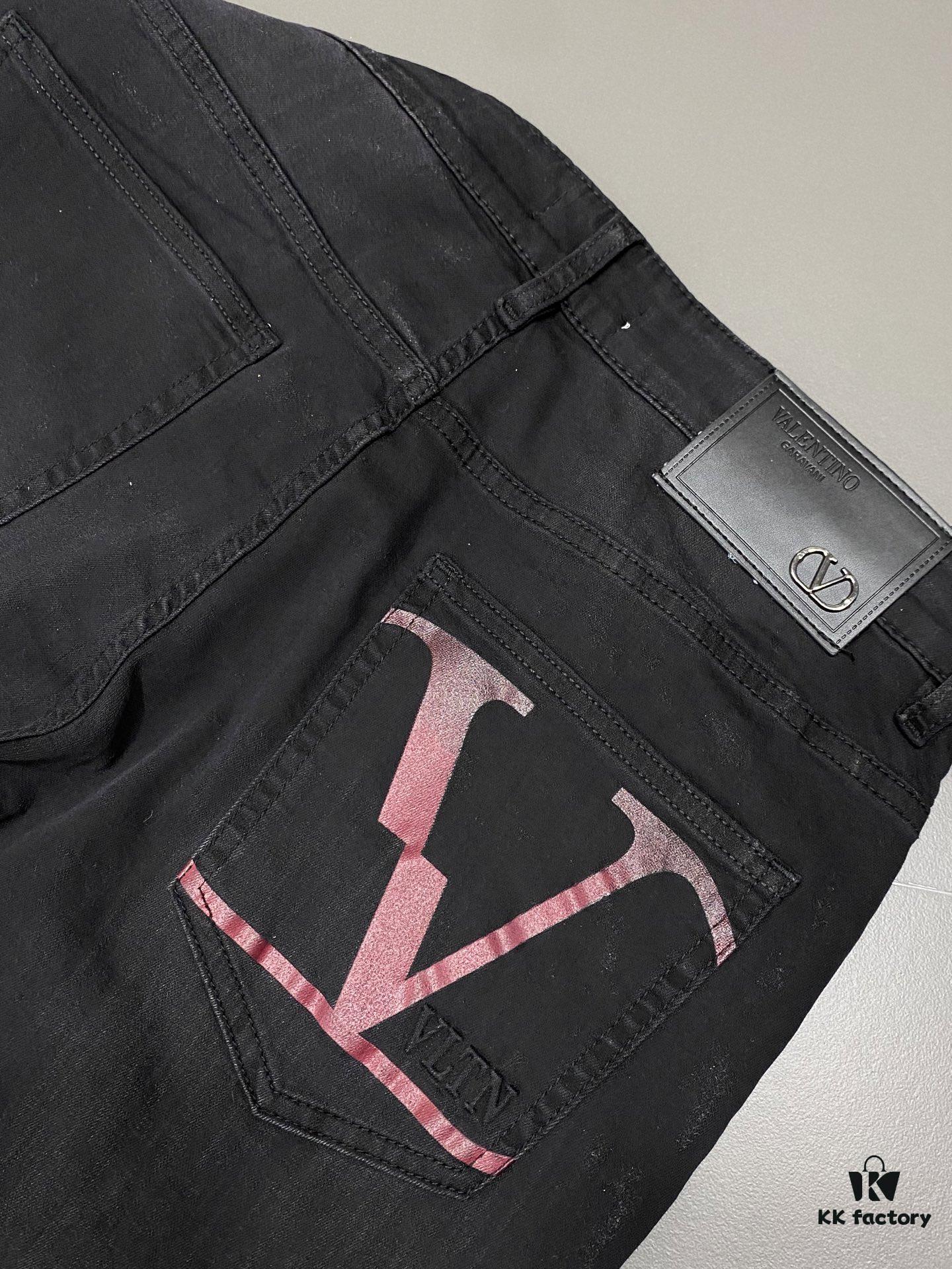 VALENTINO Valentino Exclusive New Arrival Casual Jeans - High-End Version