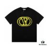 Valentino Unisex Casual Short-Sleeve T-Shirt with Signature Logo Print