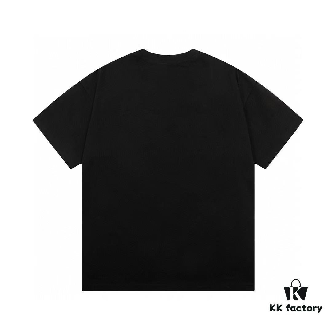 Valentino Unisex Casual Fashion Short-Sleeve T-Shirt with Logo Print