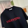 VALENTIN* Valentino 2025 Summer New Arrival Unisex Short Sleeve T-Shirt with Unique Letter Logo 3D Silicone Print Custom 300g Fabric