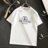 Valentino 2025 Latest Print Short Sleeve T-Shirt, High-Quality Cabinet Original Order, Top-Tier Craftsmanship with Imported Fabric