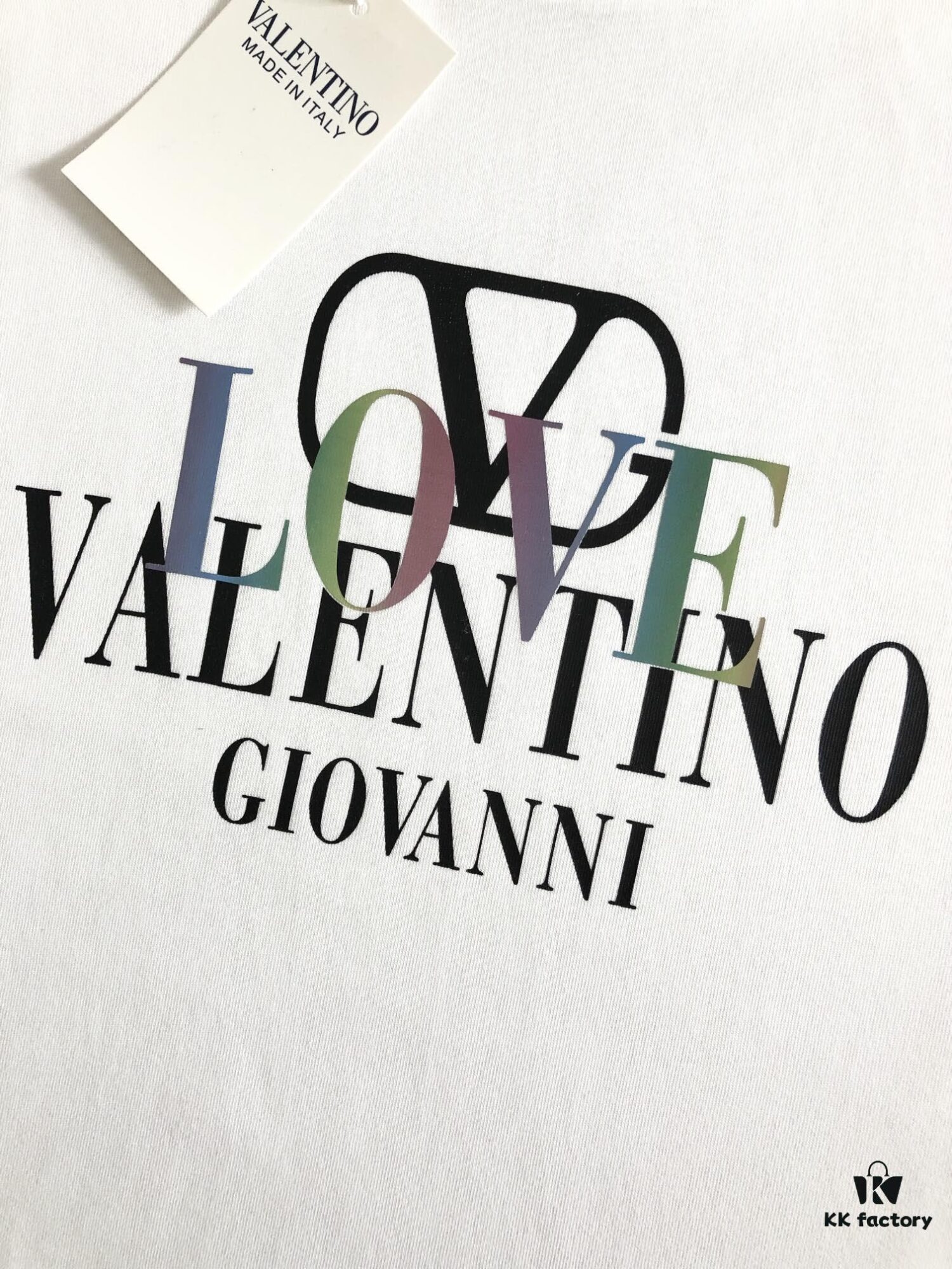 Valentino 2025 Latest Print Short Sleeve T-Shirt, High-Quality Cabinet Original Order, Top-Tier Craftsmanship with Imported Fabric