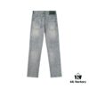Valentino VL 2024 Official Website High-End New Arrival Bull Denim Jeans, 100% Original Order, Stylish and Versatile Must-Have for Men