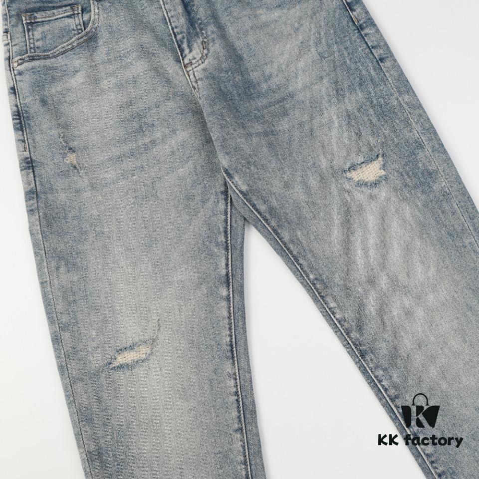 Valentino VL 2024 Official Website High-End New Arrival Bull Denim Jeans, 100% Original Order, Stylish and Versatile Must-Have for Men