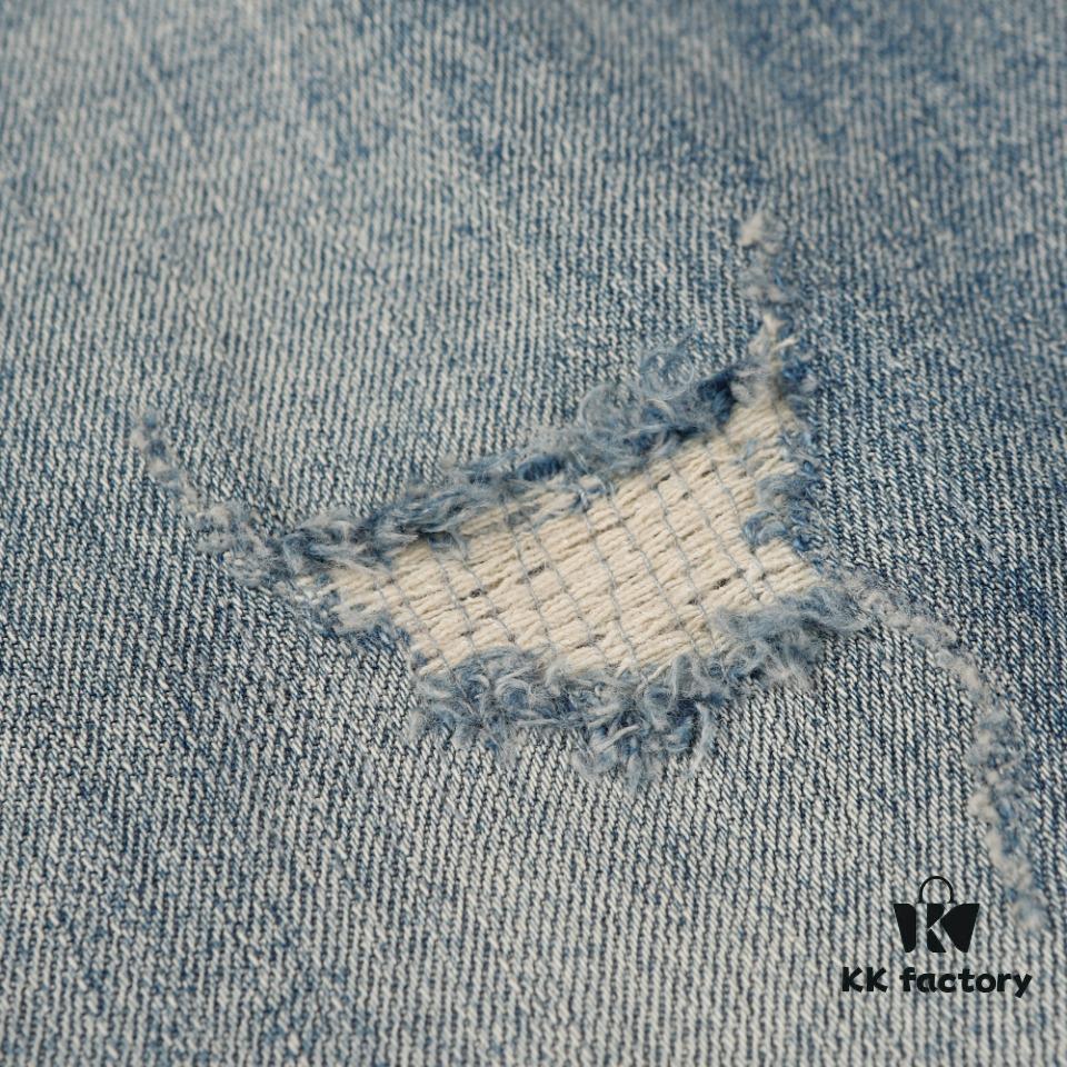 Valentino VL 2024 Official Website High-End New Arrival Bull Denim Jeans, 100% Original Order, Stylish and Versatile Must-Have for Men