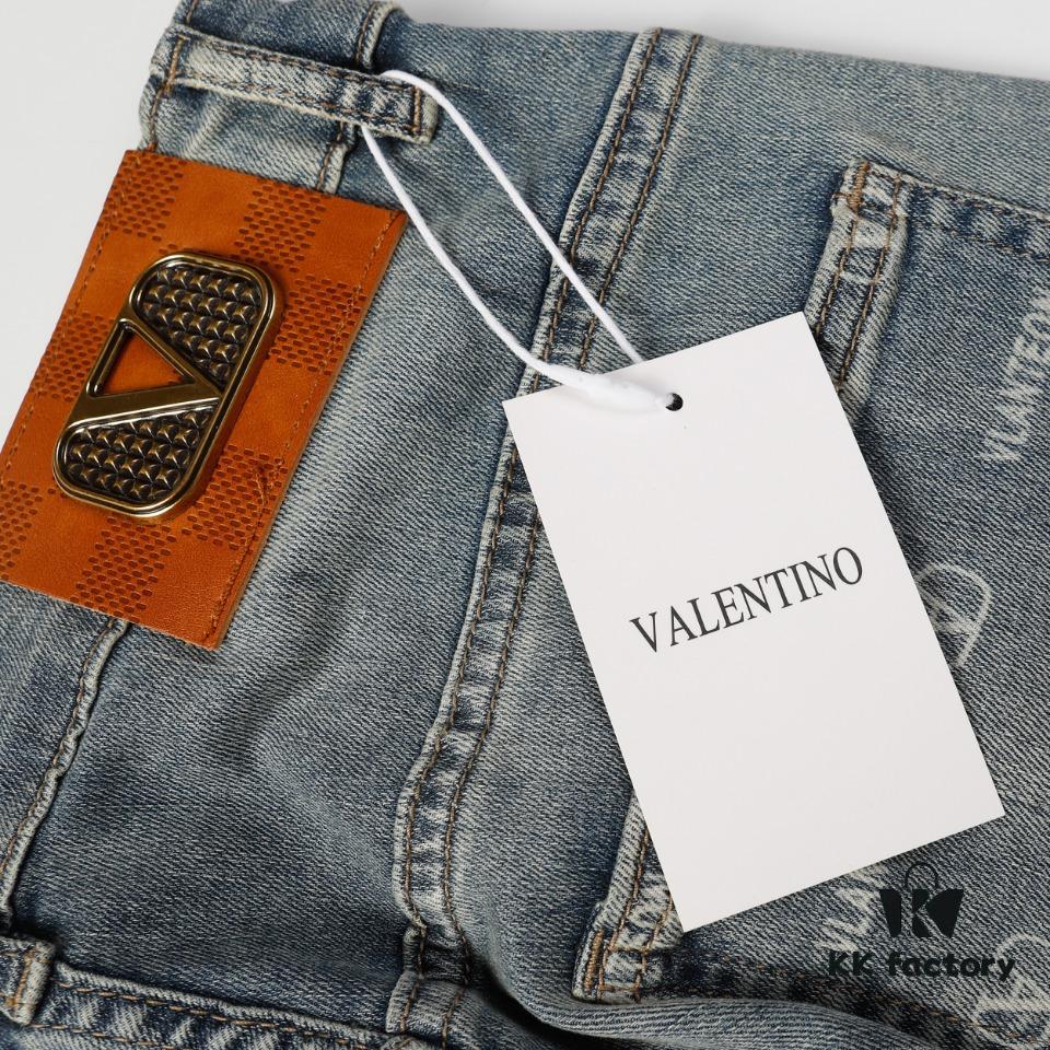Valentino - 2024 New Arrival Straight-Leg Denim Jeans, Latest Luxury Collection, Imported Italian Denim Fabric