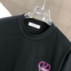 Valentino 2025 Spring/Summer New Arrival Round Neck Short Sleeve T-Shirt with Color-Lift 3D Thick-Plate Printing Technique, Made from 320g Double-Yarn Combed Cotton Fabric, Slightly Loose Unisex Fit