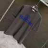 VALENTINO 2025 Spring Summer New Arrival Short Sleeve T-Shirt Heavyweight Cotton Flocked Logo