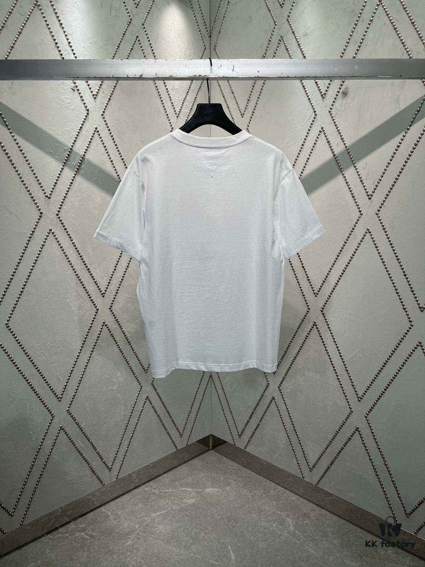 BV 25SS New Arrival Tech Cotton Knit Blend T-Shirt with Rabbit Illustration Print, Unisex