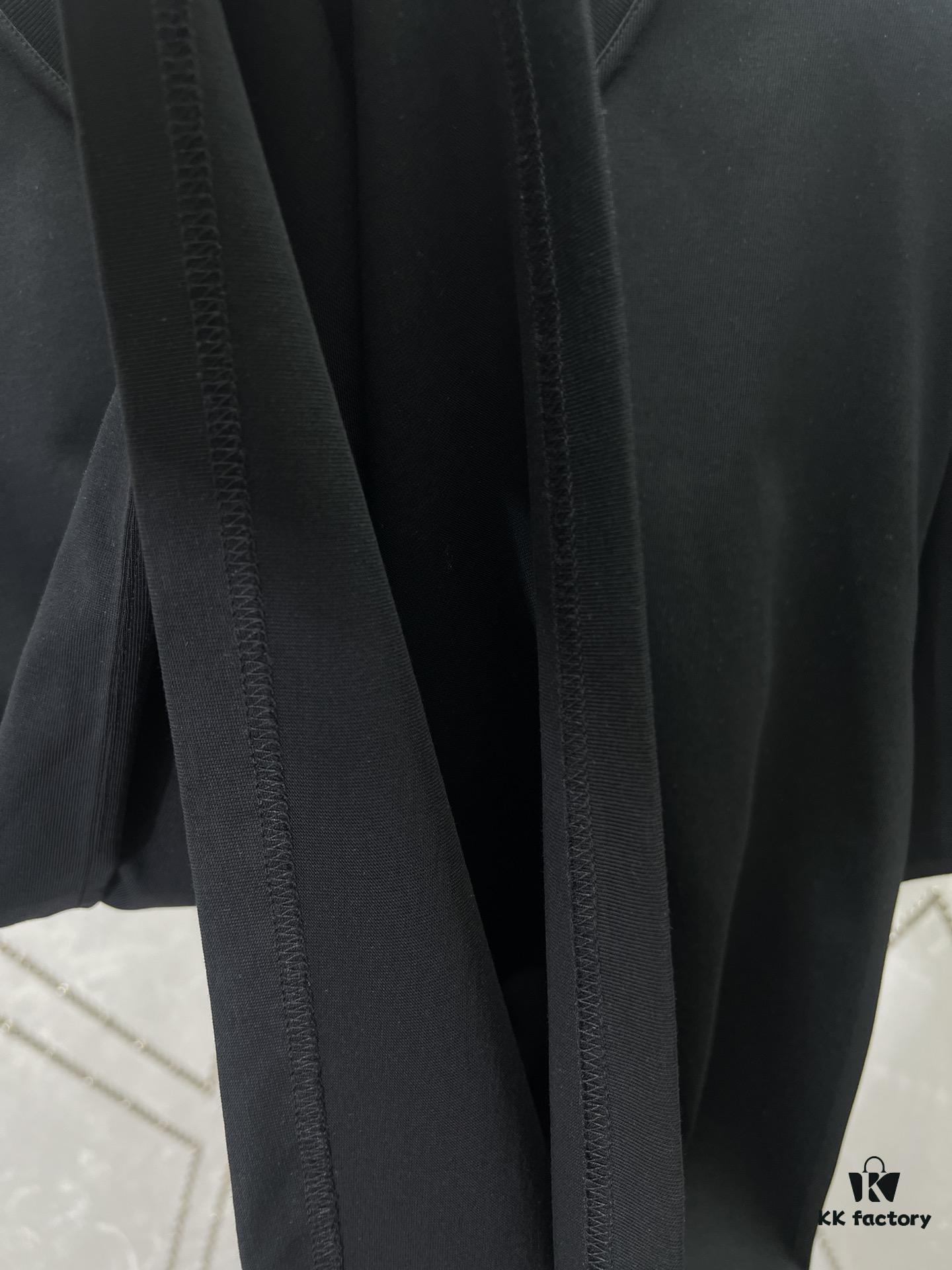 BV 25SS New Arrival Round Neck Cotton Matchstick Short Sleeve T-Shirt with Embroidery! Unisex