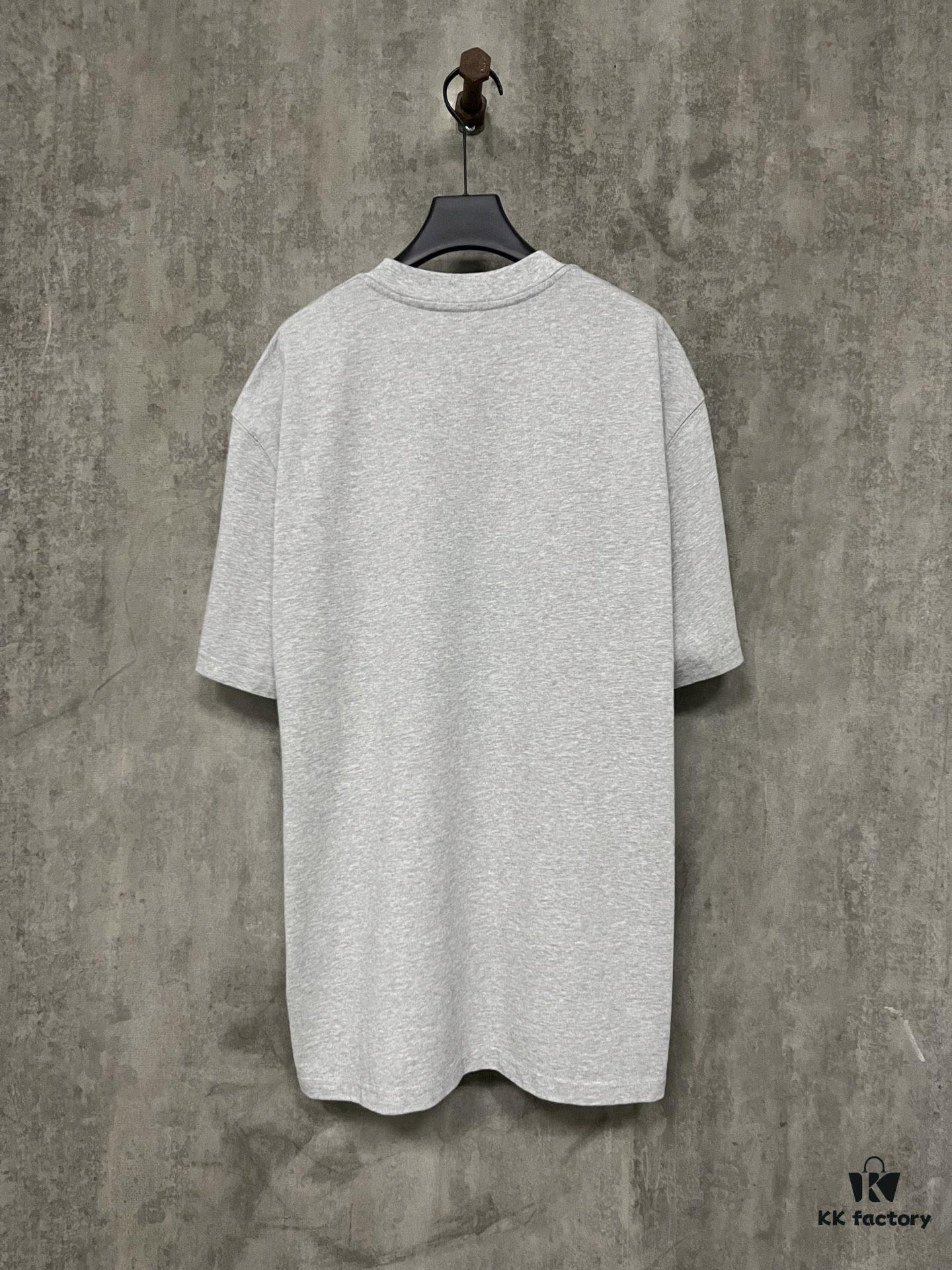 Spring and Summer New Arrival Heavyweight 400g Short Sleeve T-Shirt with Bottega Veneta-Style Animal Print