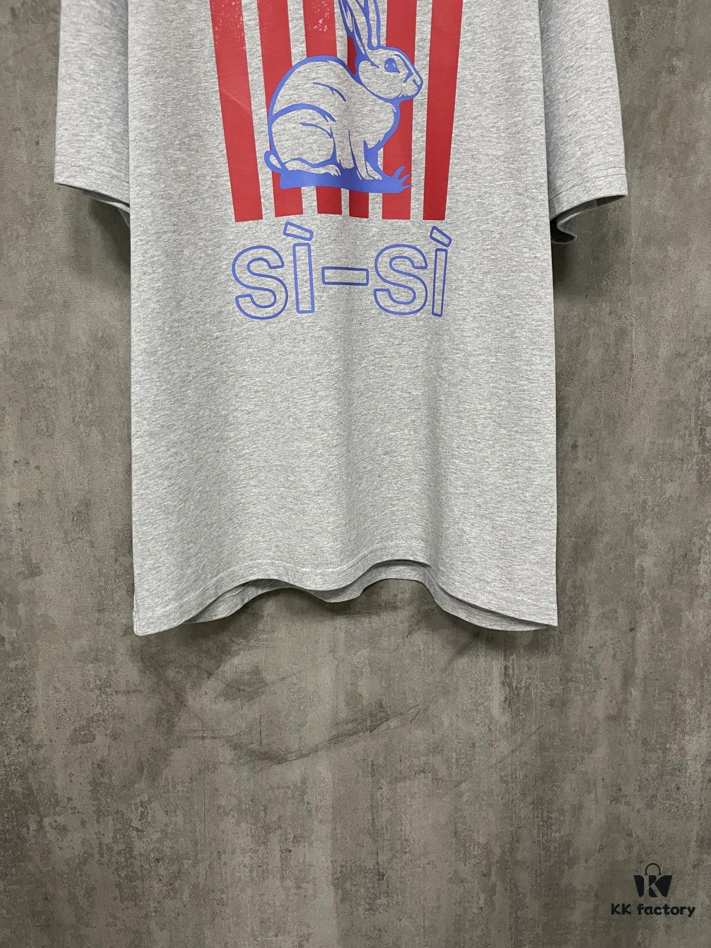 Spring and Summer New Arrival Heavyweight 400g Short Sleeve T-Shirt with Bottega Veneta-Style Animal Print