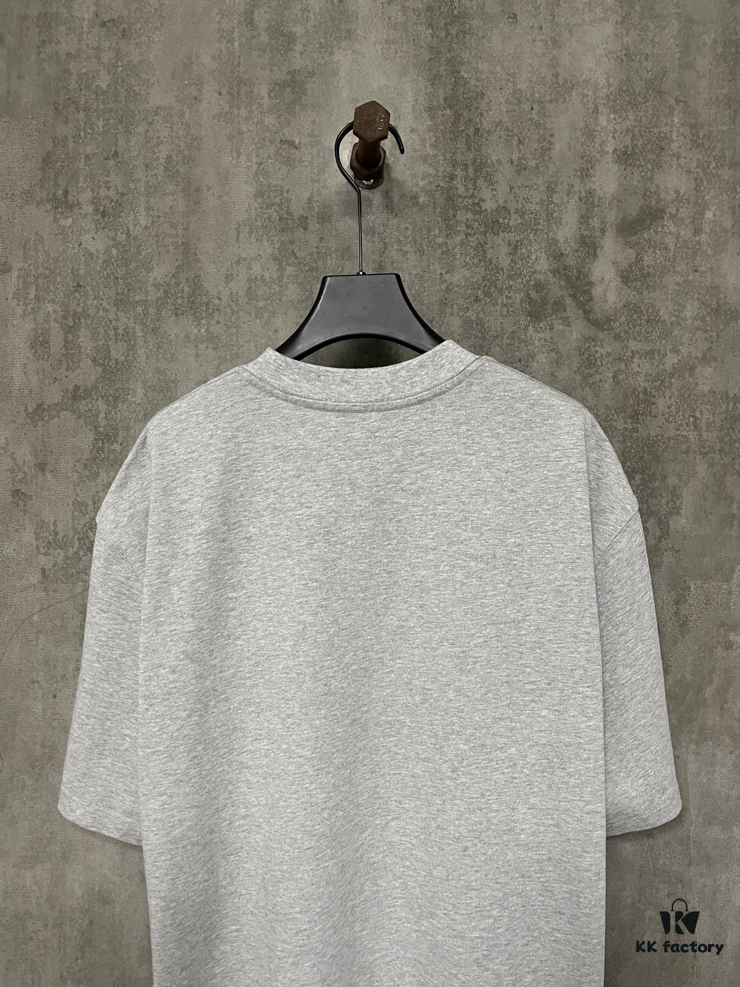 Spring and Summer New Arrival Heavyweight 400g Short Sleeve T-Shirt with Bottega Veneta-Style Animal Print