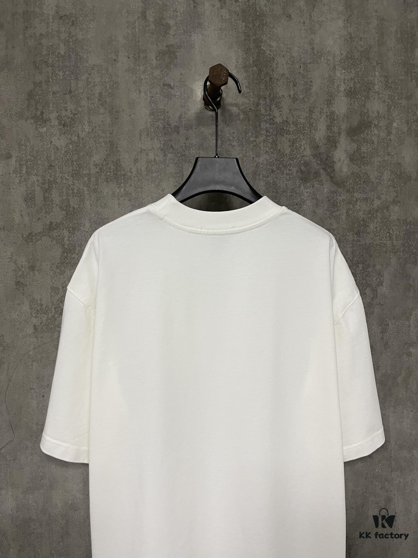 Spring and Summer New Arrival Heavyweight 400g Short Sleeve T-Shirt with Bottega Veneta Animal Print