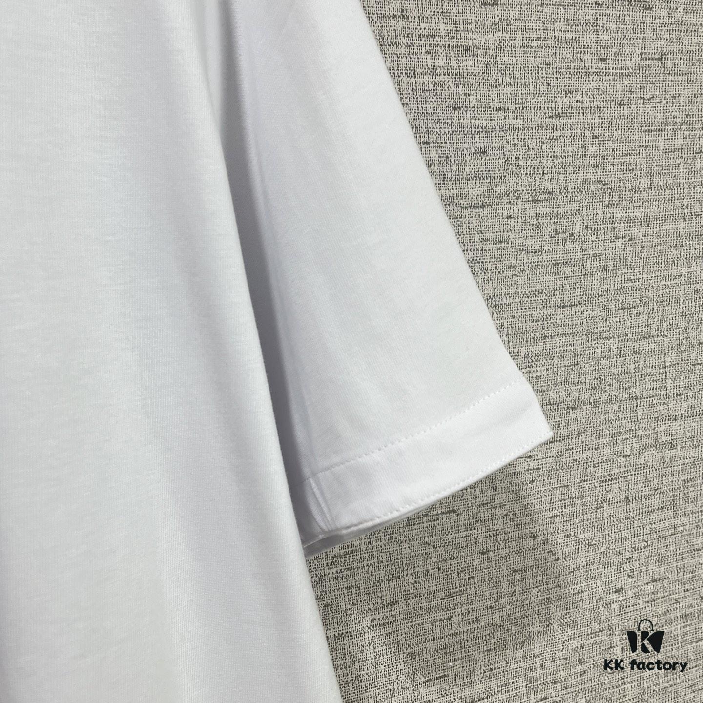 BV 2025SS New Arrival Round Neck Cotton Match Short Sleeve T-Shirt with Embroidery! Unisex