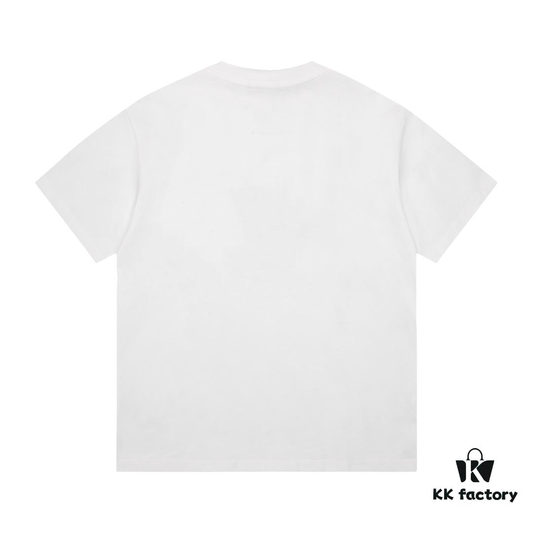 High-Quality BOTTEGA VENETA Rabbit Print Short-Sleeve T-Shirt, Premium Heavyweight Cotton Fabric, Front Print Design, Authentic 1:1 Replication, Unisex Loose Fit