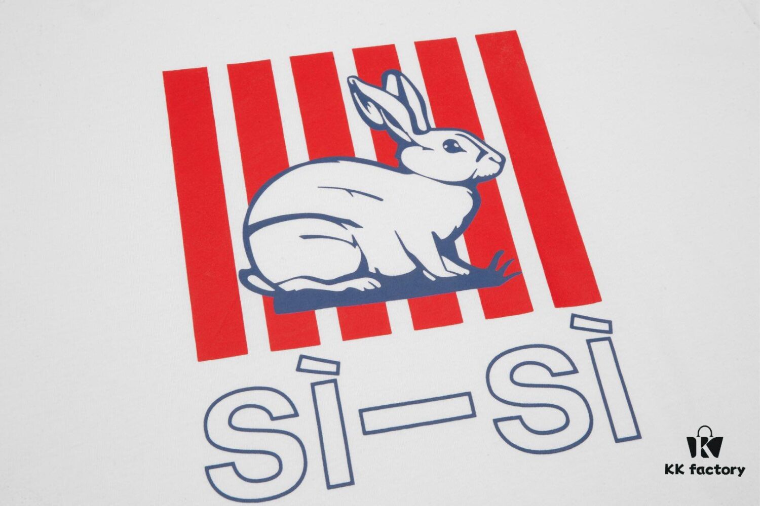 High-Quality BOTTEGA VENETA Rabbit Print Short-Sleeve T-Shirt, Premium Heavyweight Cotton Fabric, Front Print Design, Authentic 1:1 Replication, Unisex Loose Fit