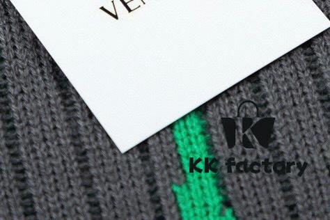 Bottega Veneta / BV 22SS Autumn-Winter New Round-Neck Wool Sweater, In-Store Exclusive Synchronized Release, Premium Quality with Tri-Color Panel Design