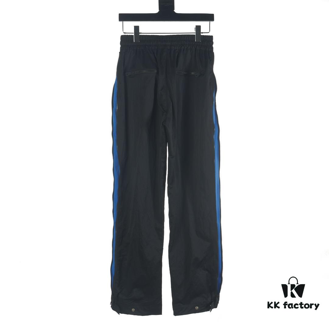 BOTTEGA VENETA BV 2023 New Arrival Blue Side-Zip Outdoor Functional Sport Pants