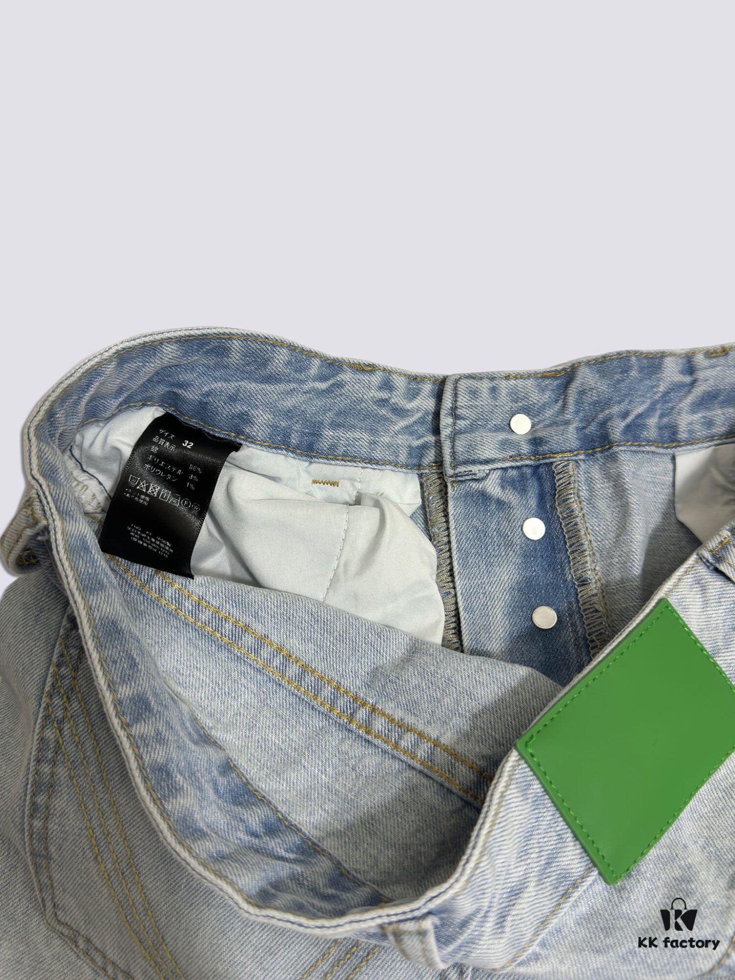 Bottega Veneta BV09 SS23 Solid Color Mid-Rise Zippered Straight Jeans Unisex Denim Trousers