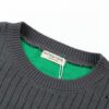Bottega Veneta 22SS Autumn/Winter New Round-Neck Wool Sweater, Official Store Synchronized Release, Tri-Color Knit Design, High-End Fashion with Premium Quality
