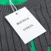 Bottega Veneta 22SS Autumn/Winter New Round-Neck Wool Sweater, Official Store Synchronized Release, Tri-Color Knit Design, High-End Fashion with Premium Quality