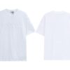 LANVIN Men's New Simple Embroidered Logo T-Shirt