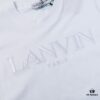 LANVIN Men's New Simple Embroidered Logo T-Shirt