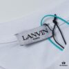 LANVIN Men's New Simple Embroidered Logo T-Shirt