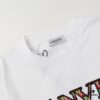 LANVIN New Arrival Simple Heavy Embroidery Logo T-Shirt (Same as Cheng Yi's Style), Unisex, Custom Woven Fabric, Ribbed Collar Resistant to Deformation