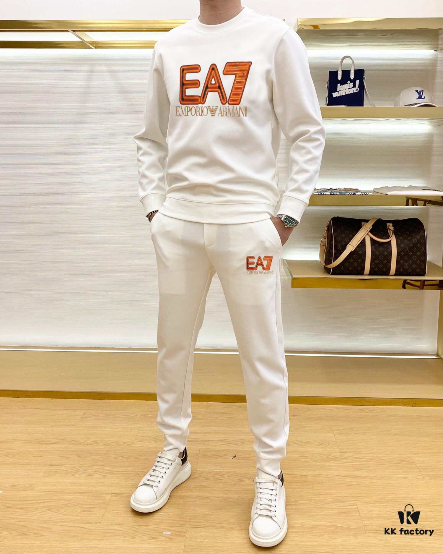 ARMANI (Blessing for the Plus-Size) New 2025 Bestselling Sweatshirt Set – Official Website Original Version, Premium Natural Roman Cotton, Elegant and Comfortable Unisex Design