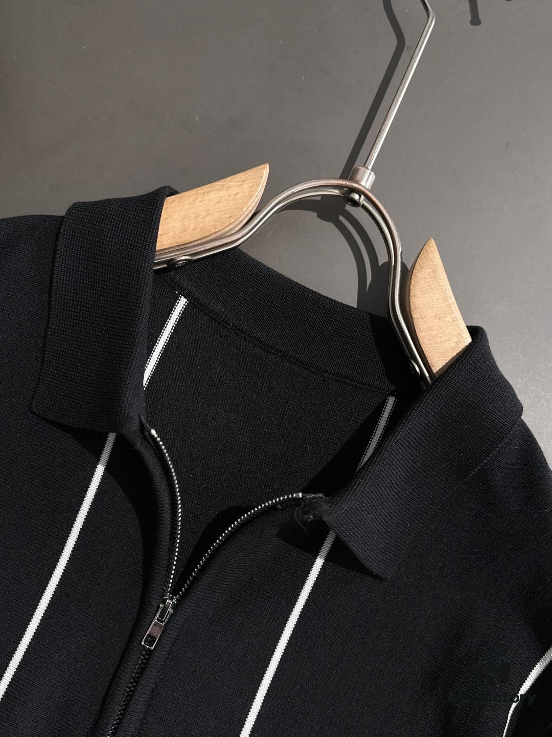 High-Quality Armani 2025 Spring/Summer New Men's Lapel Short-Sleeve T-Shirt