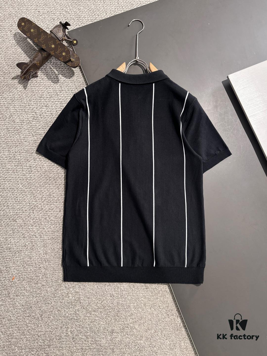 High-Quality Armani 2025 Spring/Summer New Men's Lapel Short-Sleeve T-Shirt