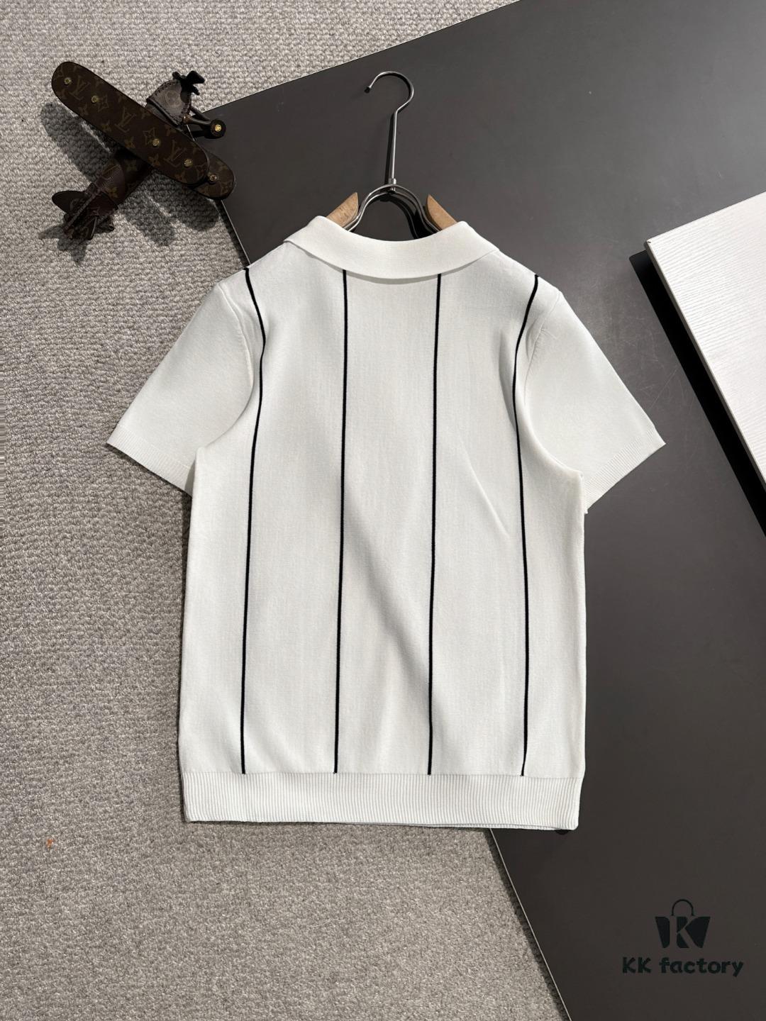 High-Quality Armani 2025 Spring/Summer New Men's Collar Short-Sleeve T-Shirt