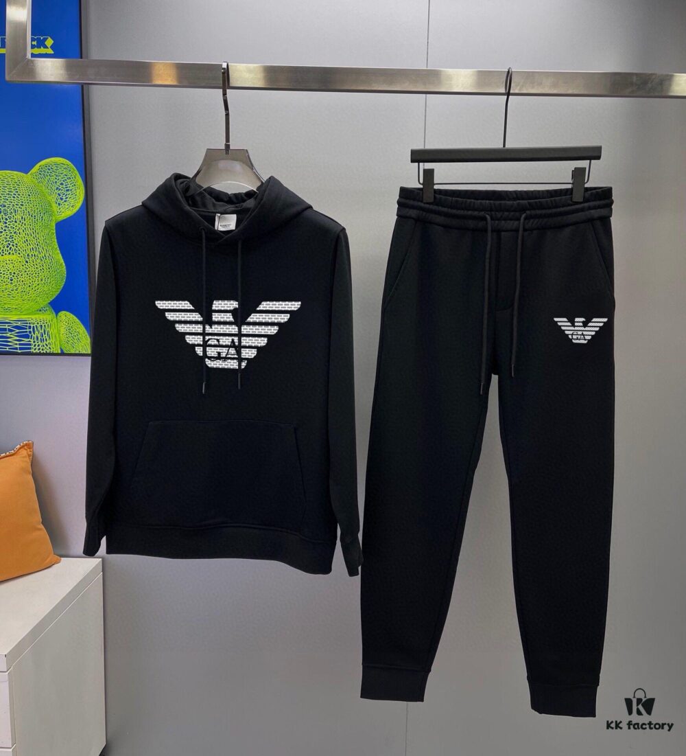 Armani 2025 New Arrival Premium Sweatshirt Set – Crafted from 100% Natural High-Quality Roman Cotton, Perfect Fit for All Body Types, Elegant and Comfortable Unisex Design