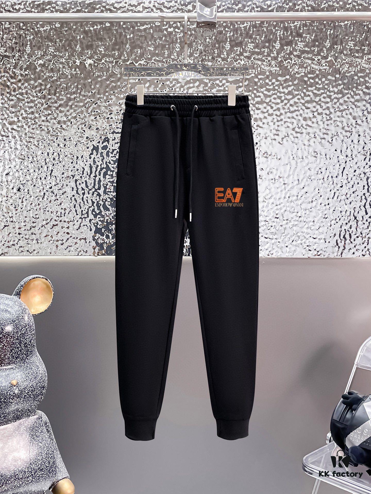 ARMANI Armani 2025 New Best-Selling Cardigan Sweatshirt Set, Premium Natural Roman Cotton, Full-Zip Comfort Fit Outfit for Plus Sizes