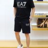 ARMANI 2025 New Men's Short Sleeve T-Shirt and Shorts Set! Official Website Synchronized Sales! High-End Version Available! Exquisitely Soft and Comfortable Fabric! Three-Dimensional Tailoring with Excellent Silhouette!
