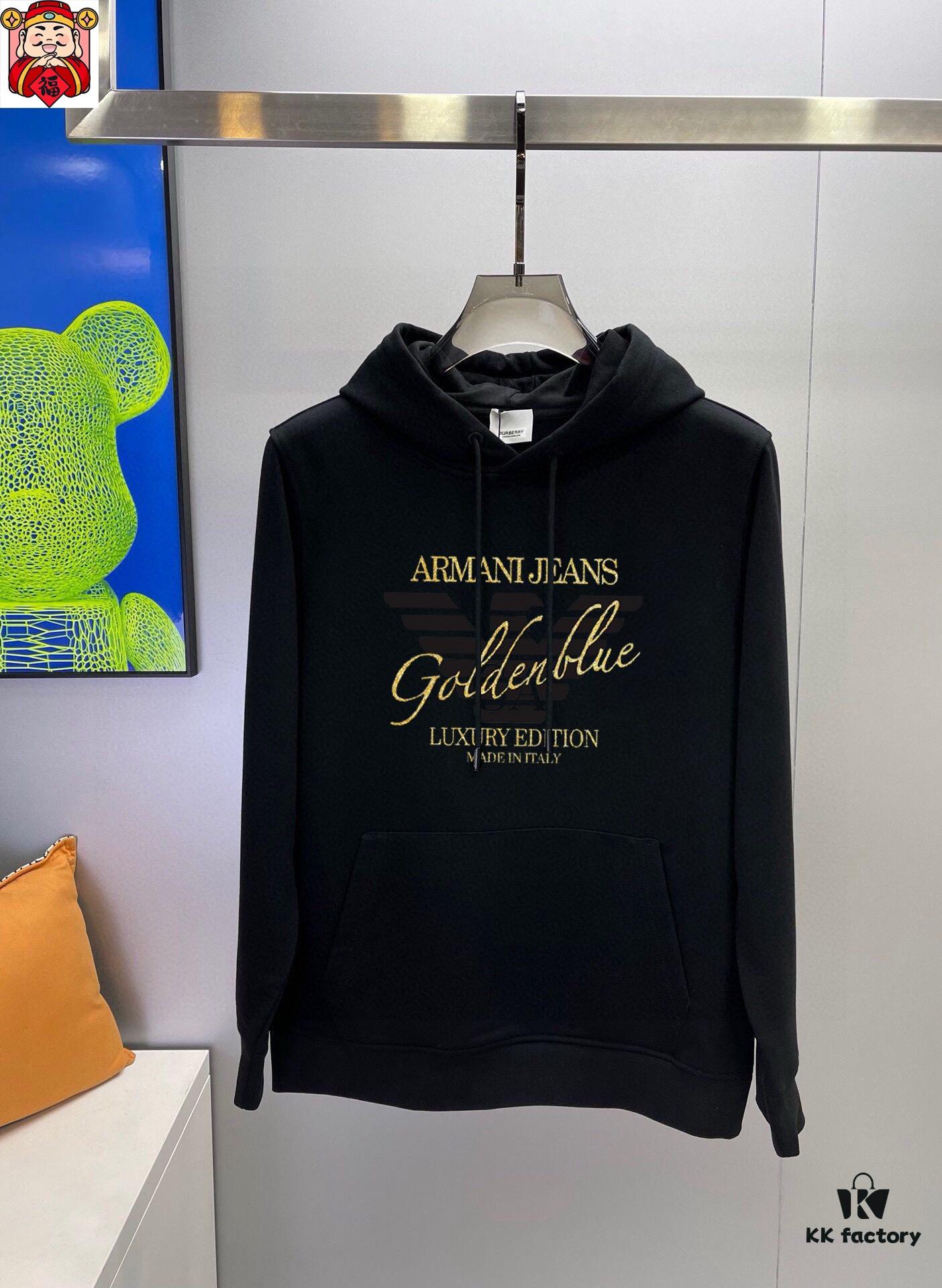 ARMANI (Blessing for the Plus-Size) New 2025 Bestselling Sweatshirt Set – Official Website Original Version, Premium Designer Craftsmanship, 100% Natural High-Quality Roman Cotton, Comfortable Fit, Elegant and Refined with Authentic Hardware, Retail Size M-5XL (Fits up to 220 lbs)