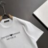 Armani 2025 Spring Collection Heavyweight 260g High-Density Short Sleeve Unisex Fashion Runway Piece (Premium Quality, Exclusive Design)