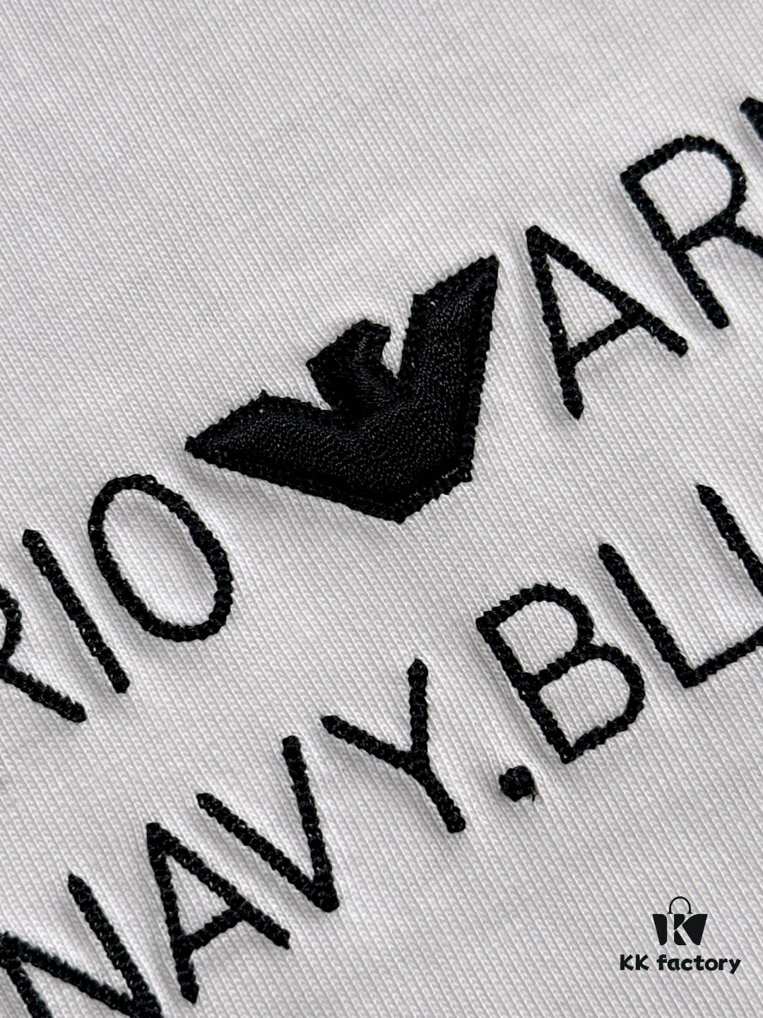 Armani 2025 Spring Collection Heavyweight 260g High-Density Short Sleeve Unisex Fashion Runway Piece (Premium Quality, Exclusive Design)