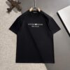 Armani 2025 Spring Collection Heavyweight 260g High-Density Short Sleeve Unisex Fashion Runway Piece