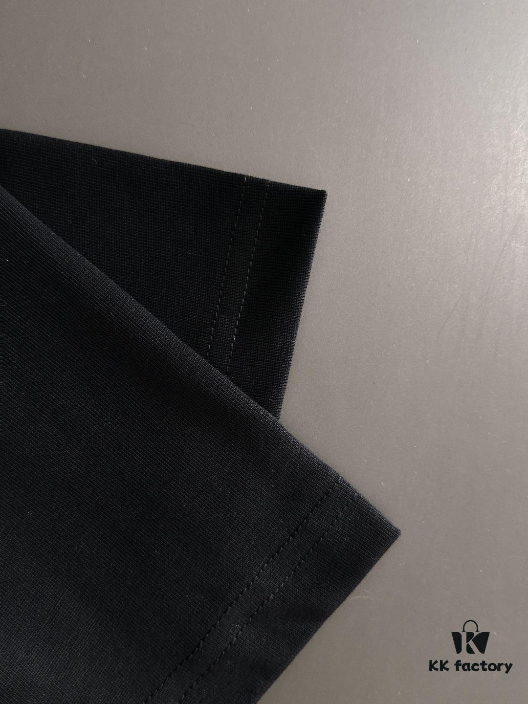 Armani 2025 Spring Collection Heavyweight 260g High-Density Short Sleeve Unisex Fashion Runway Piece